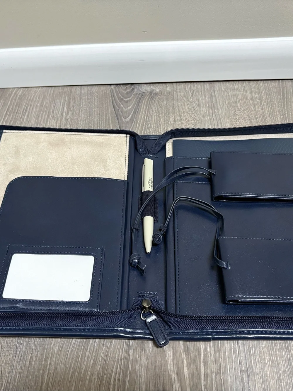 Abound by Marriott International Leather & Canvas Concierge Travel Binder